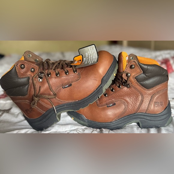 Timberland PRO Titan Brown Safety Toe Boots - Picture 3 of 5
